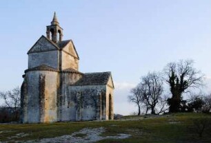 Frankreich. Provence. Bouches du Rhone. Abbaye Montmajour. Chapelle Sainte Croix. 12 Jahrhundert