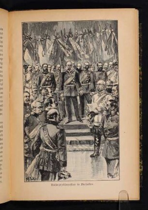 Kaiserproklamation in Versailles.