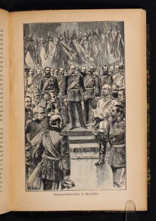 Kaiserproklamation in Versailles.