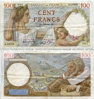 Frankreich, 100 Francs