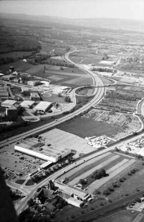 Freiburg: Autobahnzubringer Nord, vom Mooswald