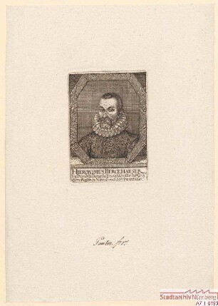 Hieronymus Berckhauser; geb. 1567; gest. 1657