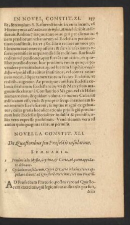 Novella Constit. XLI. - Novel. Constit. L.