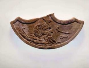 Pelta mit Maske des Pan