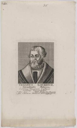 Bildnis des Vrban Gavbisch