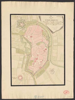 Plan von Osnabrug