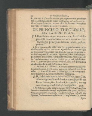 De Principio Theologiae, Revelatione Divina.