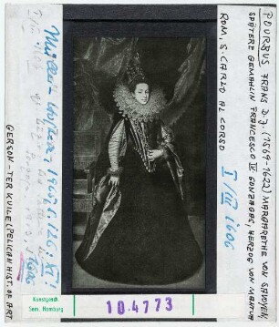 Frans Pourbus d. J.: Margarethe von Savoyen. Rom, San Carlo al Corso