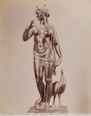 Firenze - Museo Nazionale: Giunone, statuetta in bronze di Gian Bologna