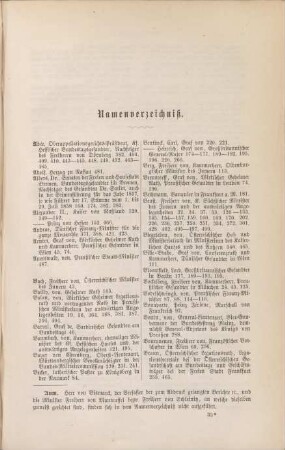 Namensverzeichnis.