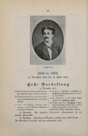 1868 bis 1869, 12. December 1868 bis 15. April 1869