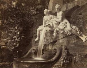 Brunnen am Apollo-Tempel, Schlosspark Schwetzingen