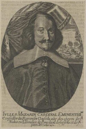 Bildnis von Kardinal Ivlies Mazarin