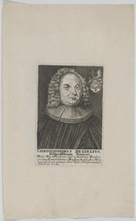 Bildnis des Christophorvs Bezzelivs