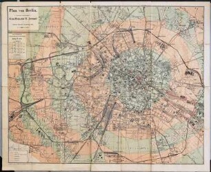Plan von Berlin.