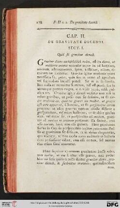 Cap. II: De gravitate dicendi