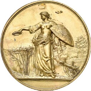 Kleine Preismedaille der Deutschen Landwirtschafts-Gesellschaft o.J (ca. 1887)