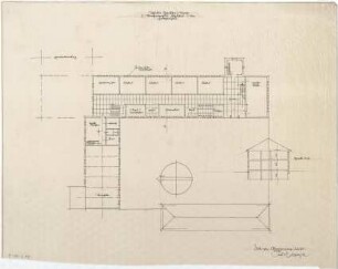Gsaenger, Gustav; Reutte / Tirol (Österreich); Schule - 2. Vorprojekt (Lageplan)