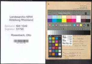 Entnazifizierung Otto Rosenbach , geb. 17.11.1889 (Lehrer)