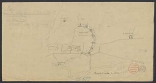 Plan von der Befestigung der Pulver-Mühle von Spandau