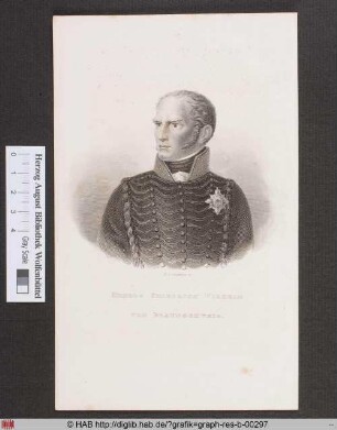 Porträt des Herzogs Friedrich Wilhelm von Braunschweig