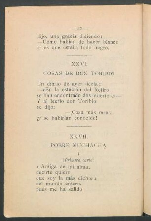 I. - (Primera carta)