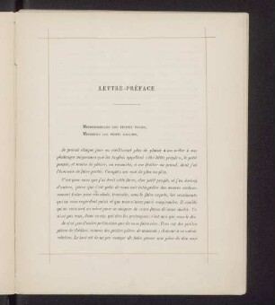 Lettre-préface