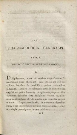 Curtii Sprengel Institutiones pharmacologicae
