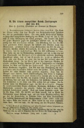¬Die¬ Lehren evangelischer Katech.-Auslegungen über den Eid