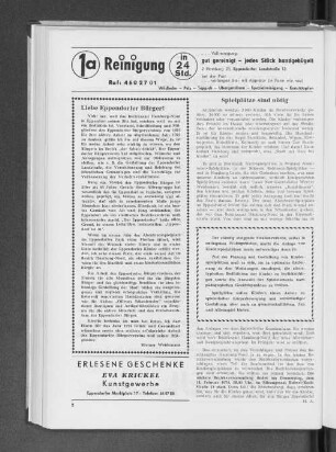 Spielplätze sind nötig