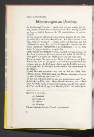 Erinnerungen an Dumbea