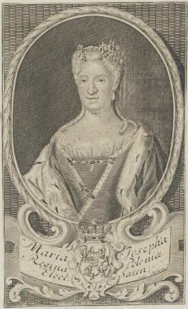 Bildnis von Maria Josepha, Königin von Polen