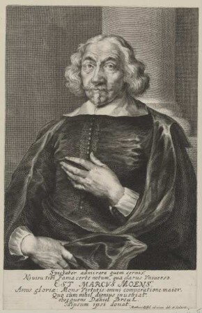 Bildnis des Marcvs Moens