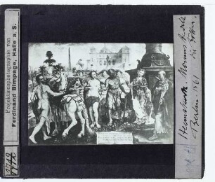 Heemskerck, Momus tadelt die Werke der Götter (Berlin GG 655)