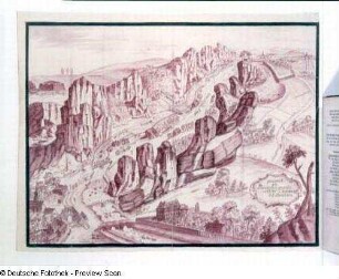 Prospect von Plauischen grunde und der Carlsburg bey Doeltshen