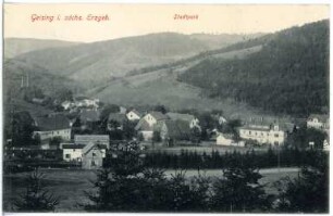Geising. Blick auf Geising