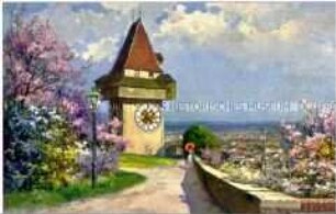 Ansicht des Uhrturmes in Graz
