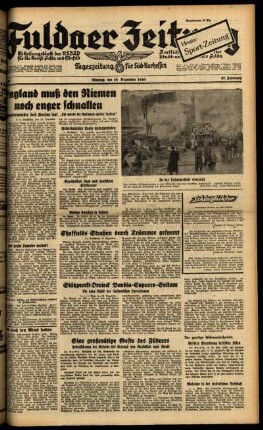 Ausgabe vom Montag, den 16. Dezember 1940.