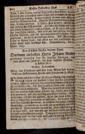 912-922, Erstes Bedenken