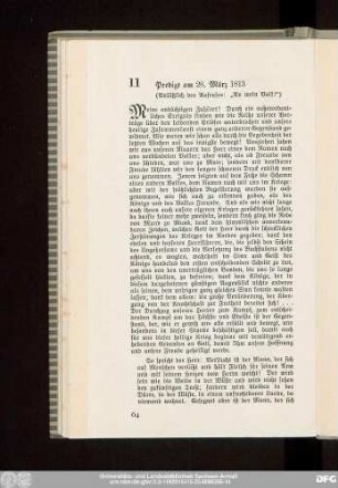 11. [Predigt am 28. März 1813.]