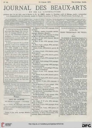 Nr. 13 (15. Juillet 1876)