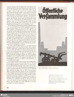 Öffentliche Versammlung [Plakat vor der Schrift]