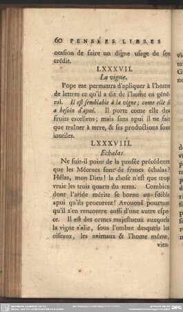 LXXXVII. La vigne