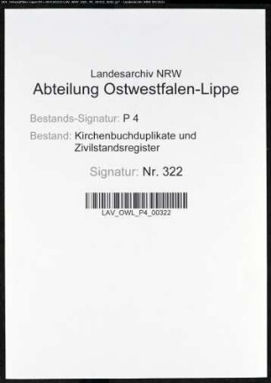 Kirchenbuchduplikat der katholischen Gemeinde Störmede, Kreis Lippstadt (T 1779-1807). (Gemeinde: Katholische Gemeinde)