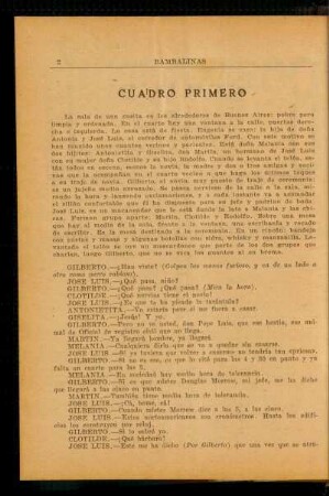 Cuadro primero