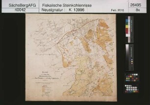 Zwickau und Schedewitz, Lagerung des Schichtenkohlenflözes unter der Erdoberfläche