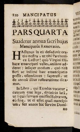 110-130, Pars Quarta.