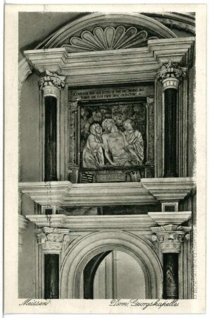 Meißen. Dom - Georgskapelle, Portalrelief