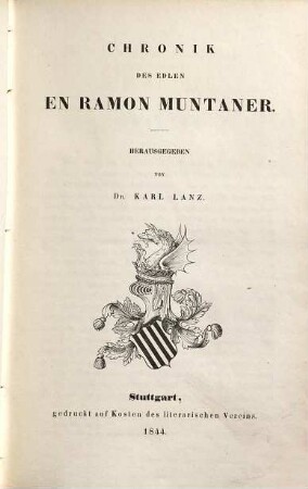 Chronik des edlen En Ramon Muntaner