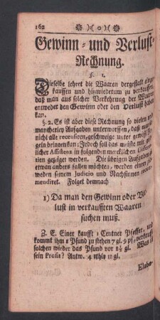 Gewinn- und Verlust-Rechnung
